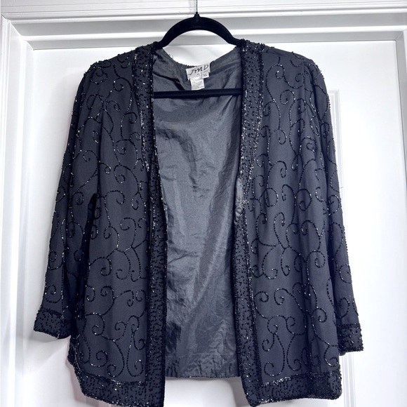 Vintage JMD New York Beaded Jacket Made In India - Picture 1 of 7